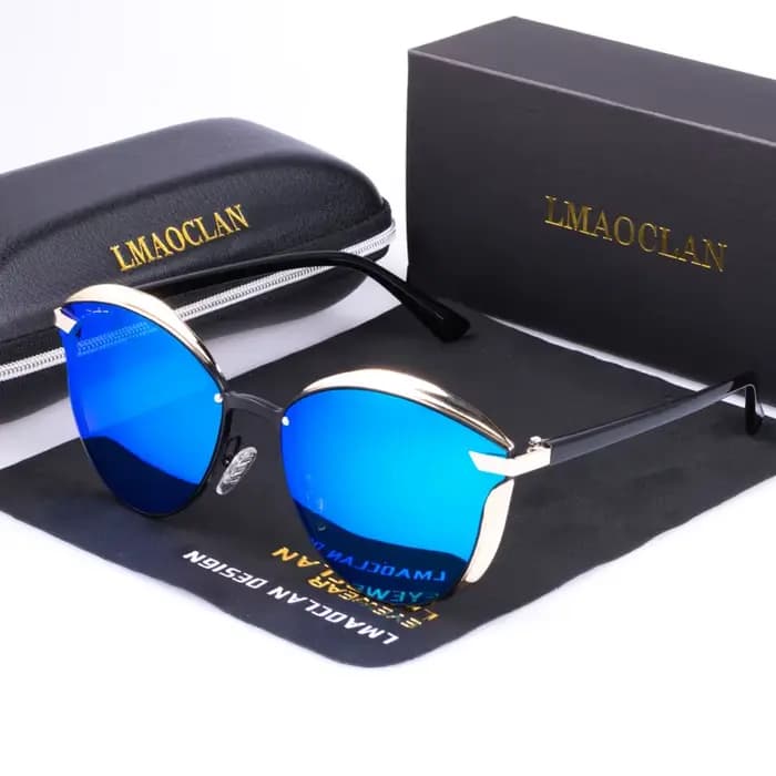 Lunettes de soleil polarisées œil de chat pour femme