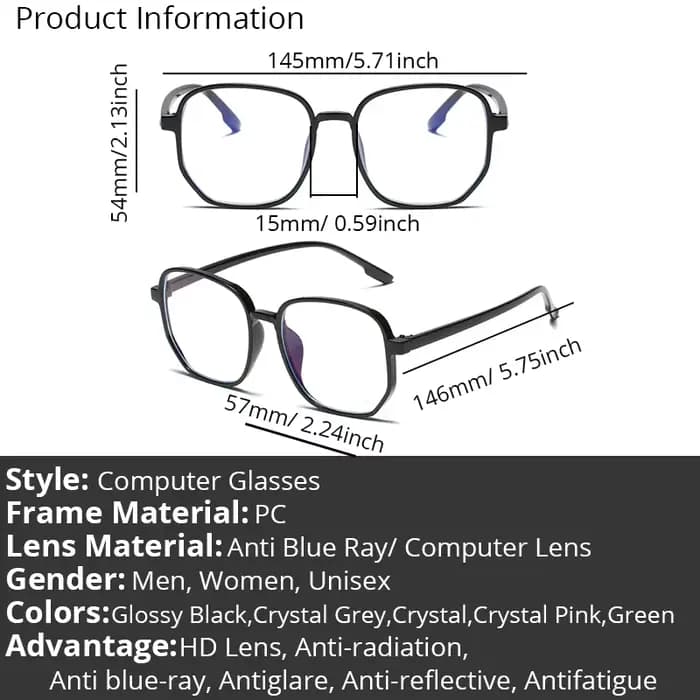 Lunettes d'ordinateur pour femmes