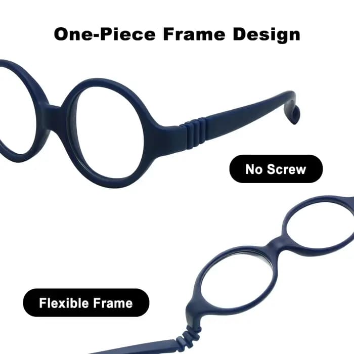 Lunettes pliables sans vis pour bébé avec sangle
