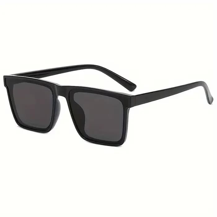 Lunettes de soleil oversize à monture plate