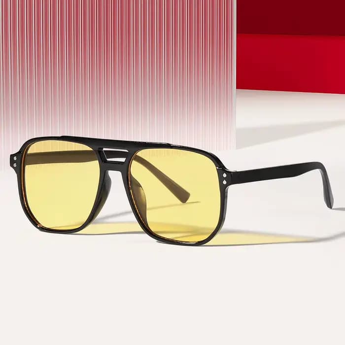 Lunettes de soleil aviateur à Double pont pour femmes et hommes