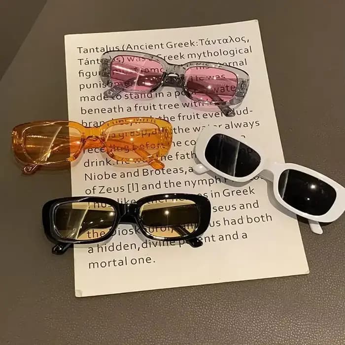 Mode été lunettes de soleil esthétique été nuances