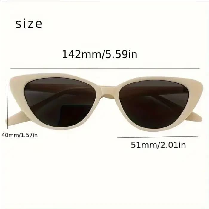 Vintage petit cadre oeil de chat lunettes de soleil femmes marque concepteur Tawny