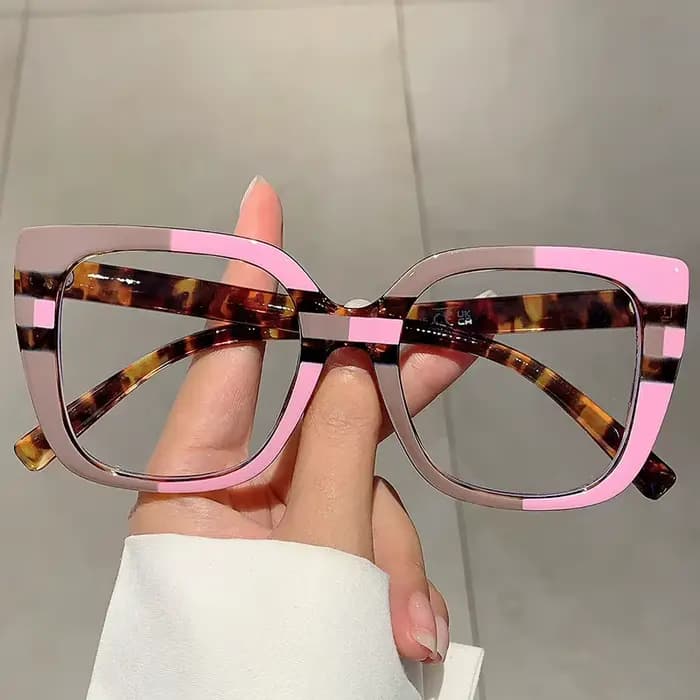 Lunettes carrées rétro pour femmes