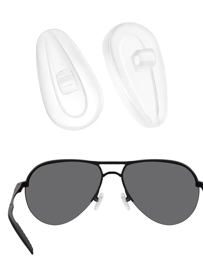 EZReplace plaquettes nasales en Silicone remplacement de pièce nasale pour Prada PR 11ZVD-50,PR 11ZVD-54,PR 12ZVD-51 lunettes/lunettes de soleil