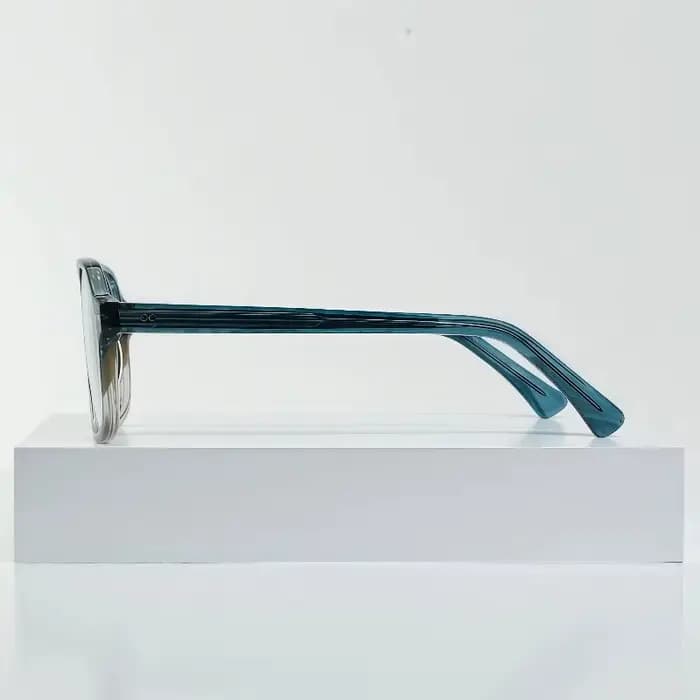 Lunettes de soleil rectangulaires en acétate faites à la main