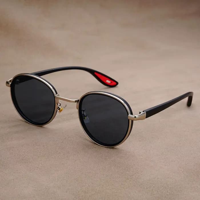 Lunettes de soleil rondes SEAMERGO tendance pour homme