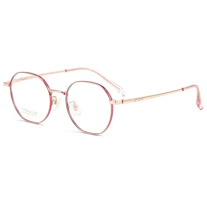 Monture de lunettes en titane pur pour femmes