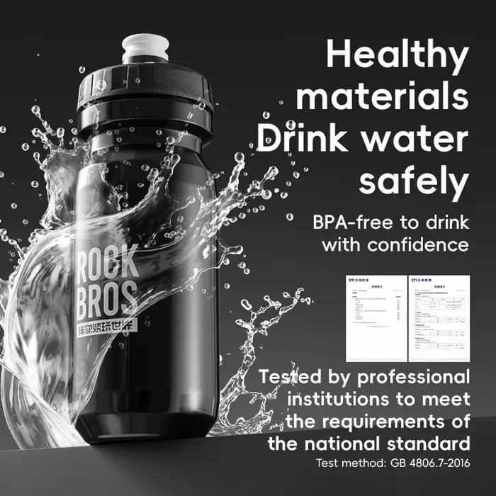 ROCKBROS bouteille d'eau de vélo 600ML PP tasse de sport bouilloire de cyclisme Camping en plein air randonnée presser tasse de vélo