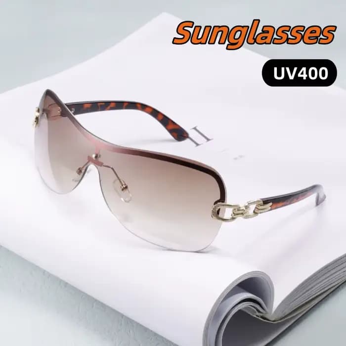 Lunettes de soleil une pièce à la mode pour femmes et hommes