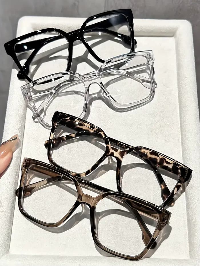 Lunettes géométriques élégantes