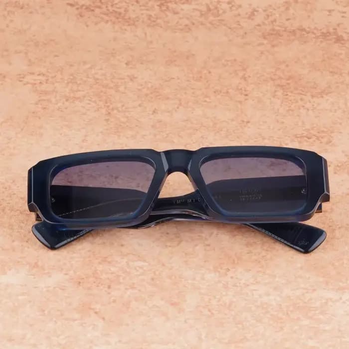 JMM MIGLIA Lunettes de soleil rectangulaires en acétate pour hommes et femmes faites à la main au Japon