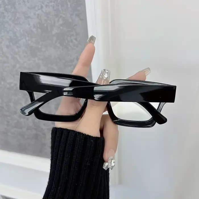 Lunettes carrées décontractées pour femmes et hommes