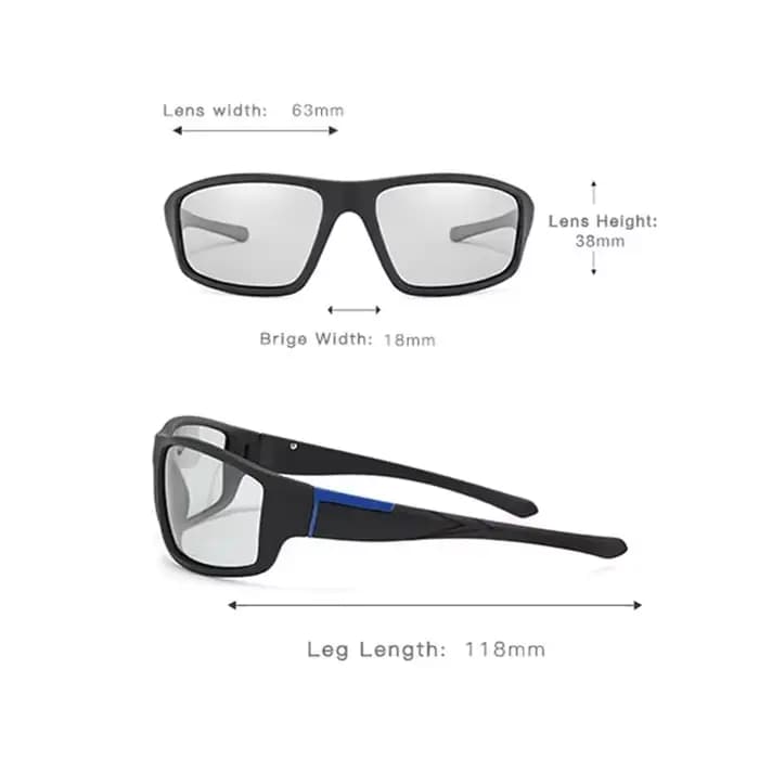Lunettes de soleil polarisées photochromiques pour hommes et femmes