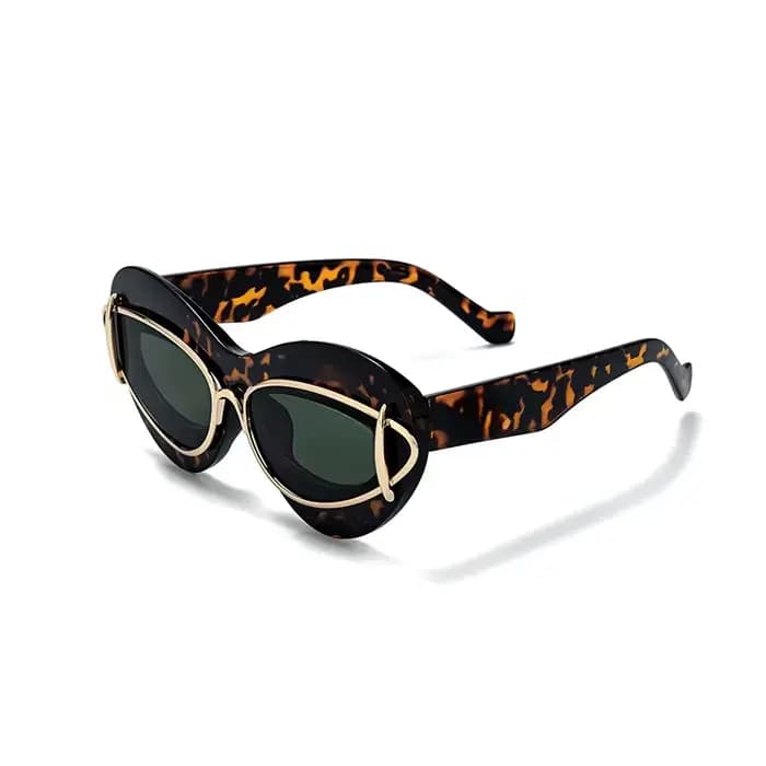 CH – lunettes de soleil à imprimé léopard