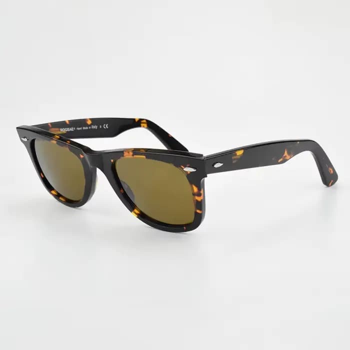 Lunettes de soleil classiques lentille en verre