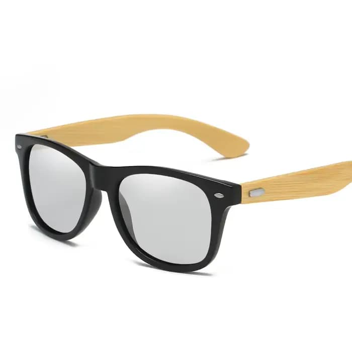 Lunettes de soleil en bois de bambou à la mode pour hommes et femmes