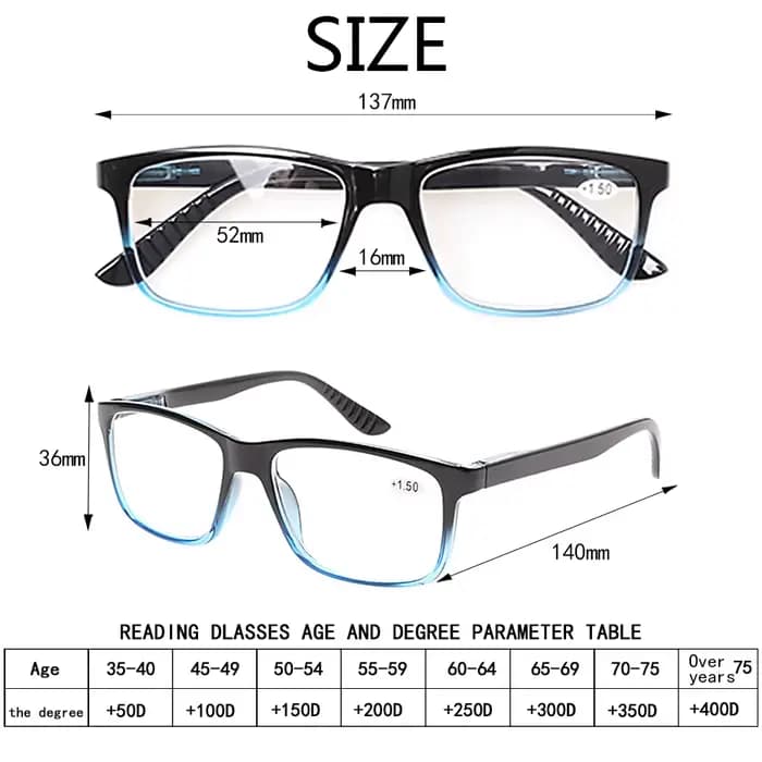 Turezing lunettes de lecture charnière à ressort hommes femmes lecteurs