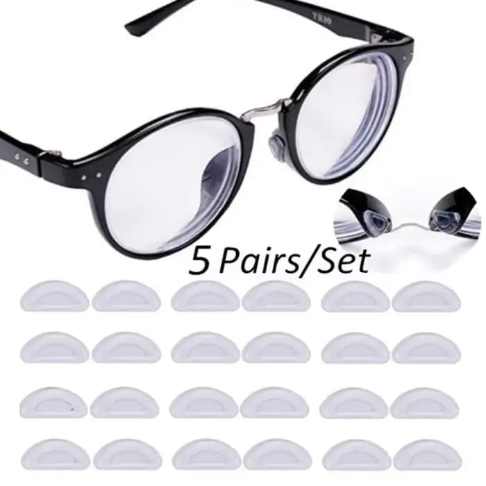 10/20 pièces plaquettes nasales pour lunettes