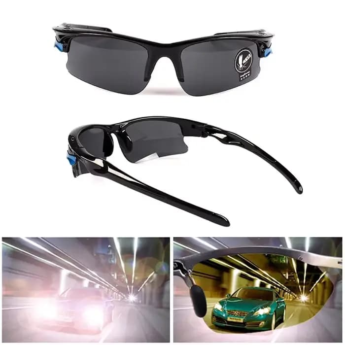Vision nocturne hommes femmes sport mode conduite lunettes de pêche UV 400 lentille de Protection pour le surf Sports