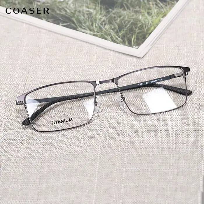 Lunettes carrées super briquet pour hommes