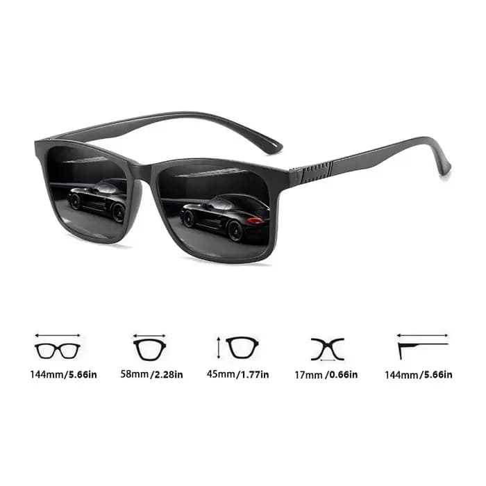 6 Paires de Lunettes de Soleil Carrées Vintage à Carreaux Tendance pour Hommes et Femmes