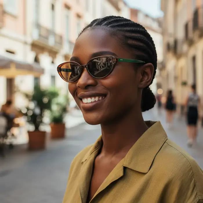 2025 femmes oeil de chat cadre lunettes de soleil à la mode bordeaux rouge