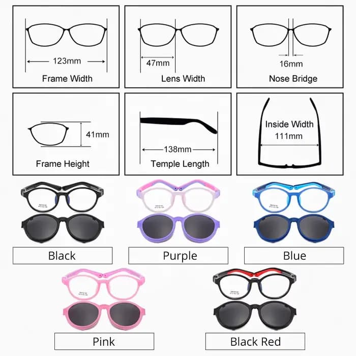 Ralferty – lunettes de soleil souples et polarisées pour enfants