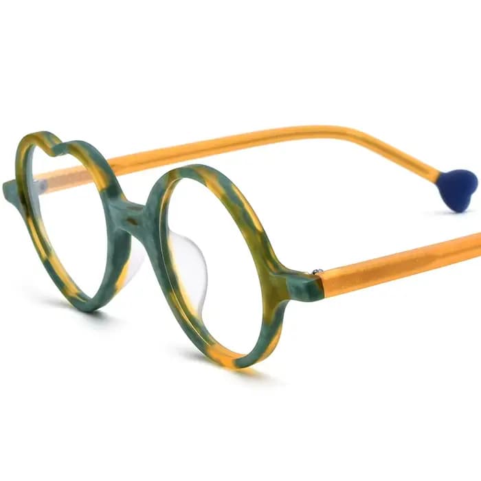 Monture de lunettes tendance multicolore pour femmes