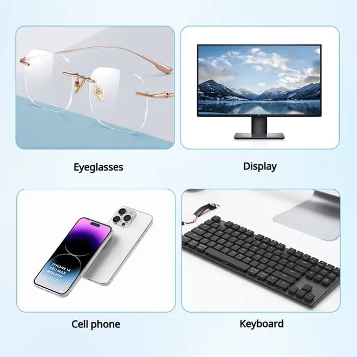 Solution de nettoyage de lunettes