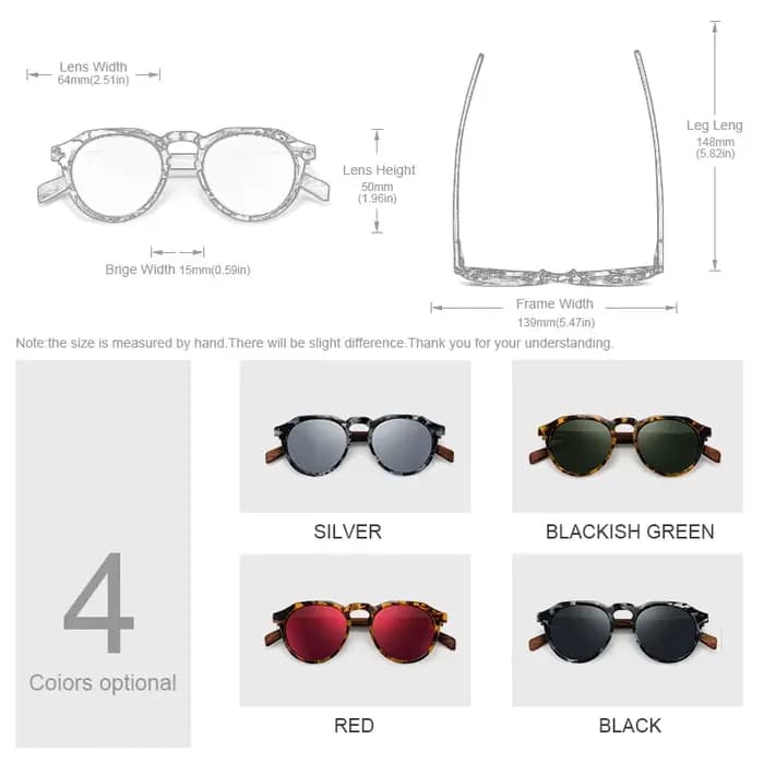 Oi bois lunettes de soleil femmes hommes