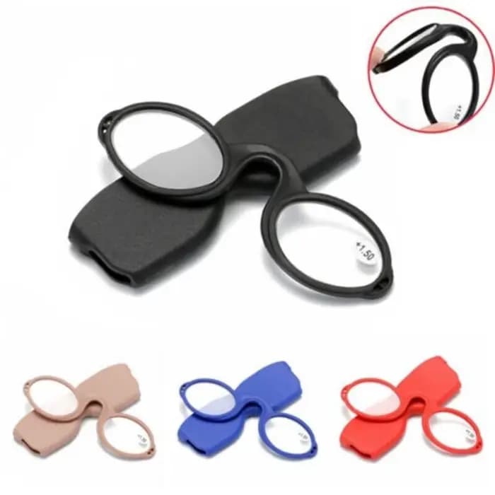 Mini lunettes de lecture avec étui, pince antarctique, unisexe, + 1.5 ~ + 3.0