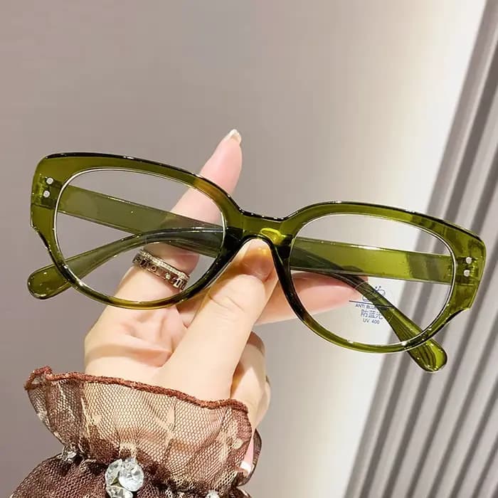 Lunettes de myopie finies de luxe pour dames