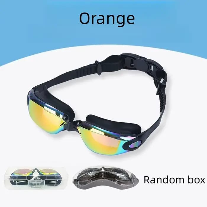 ARENA – lunettes de natation en Silicone pour hommes et femmes adultes, revêtement Anti-buée HD, pour l'intérieur et l'extérieur, avec lentilles de prescription