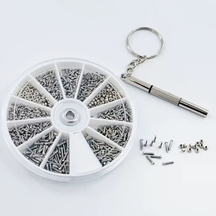Kit de réparation de vis de lunettes : vis de réparation