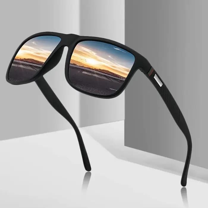 Lunettes de soleil carrées vintage pour hommes et femmes