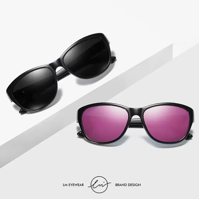 LM lunettes de soleil œil de chat femmes mode Chic tendance bonne qualité Vintage femme