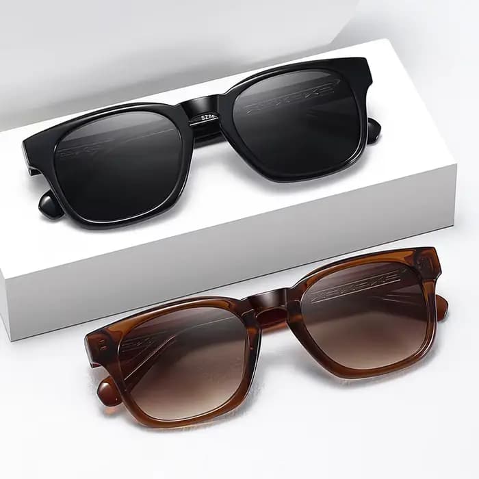 DDDLONG rétro mode carré lunettes de soleil femmes hommes