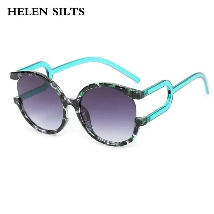 Lunettes de soleil rondes rétro UV400