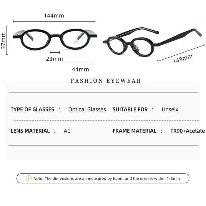 Kachawoo – lunettes ovales pour hommes