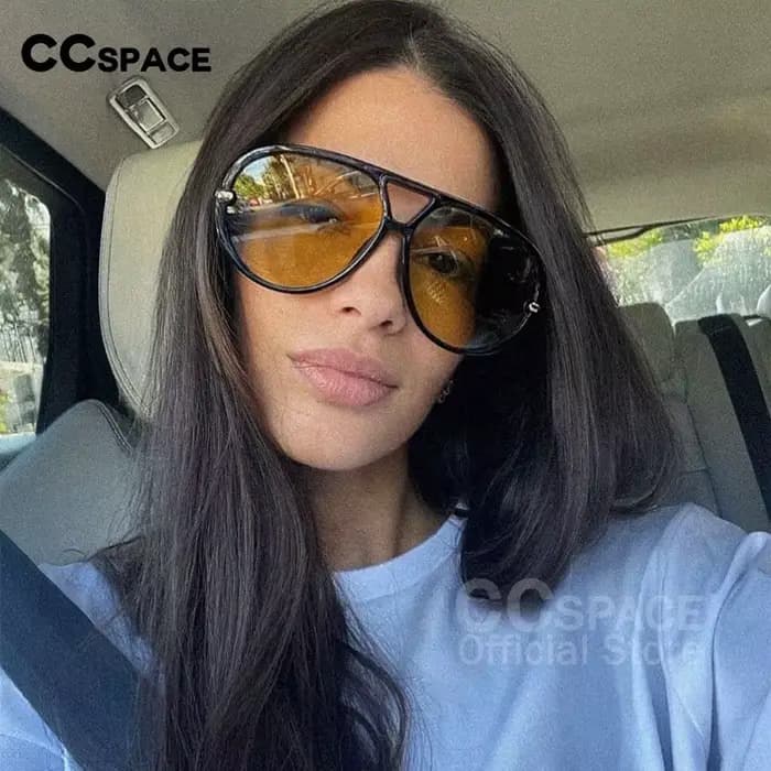 Lunettes de soleil surdimensionnées à la mode pour femmes