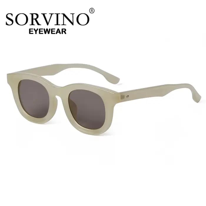 Lunettes de soleil rondes léopard vintage pour hommes et femmes