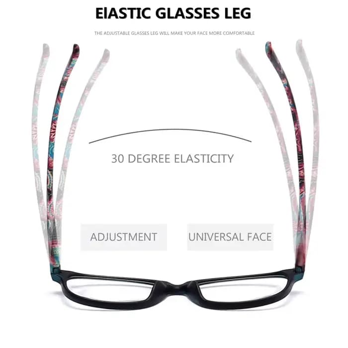 Lunettes de lecture femmes fleurs dioptrie