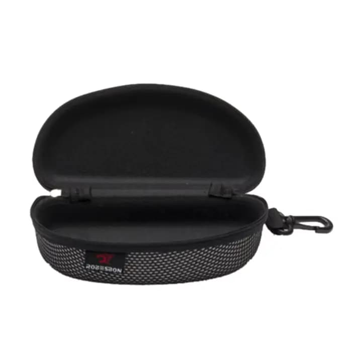 Étui rigide portable avec fermeture éclair pour lunettes de soleil