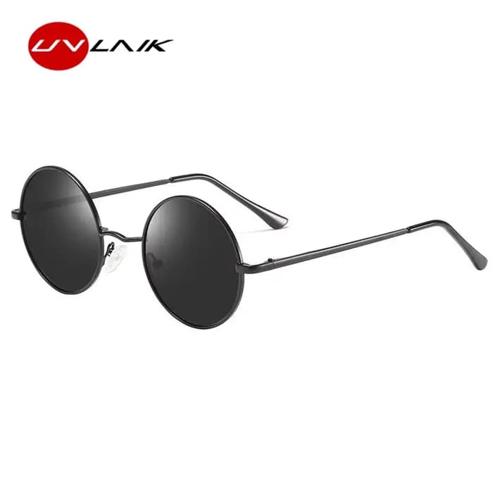 UVLAIK Vintage lunettes de soleil polarisées femmes hommes classique rétro petit rond John Lennon
