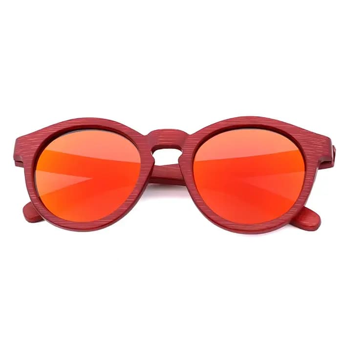 Lunettes de soleil polarisées en bois de bambou naturel 2021