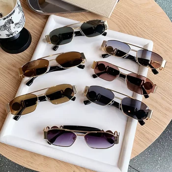 Lunettes de soleil de luxe de marque de créateur pour femmes et hommes
