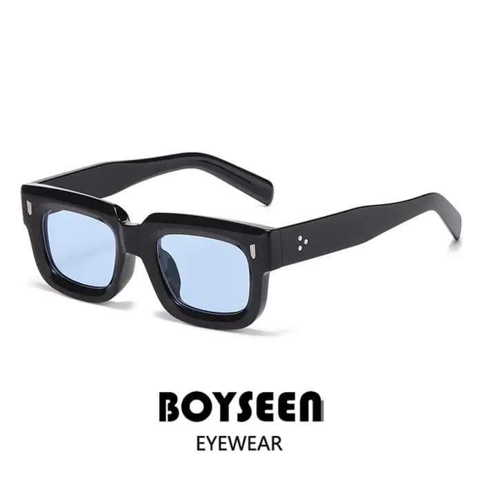Lunettes de soleil à monture épaisse de Style Hip-hop pour hommes