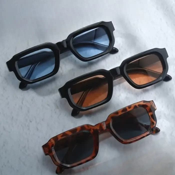 2/3 paires de lunettes de mode futuristes