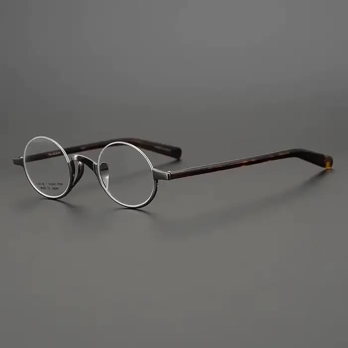 Marque japonaise Lennon titane lunettes rondes hommes lecture femmes à la main ultra-léger petit cadre rétro